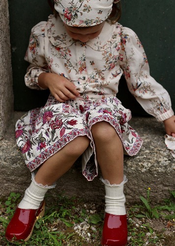 Bonjour Boder provence flower skirt