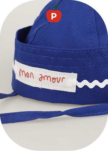 폼폰쿠쿠 Blue Sailor hat Mon Amour